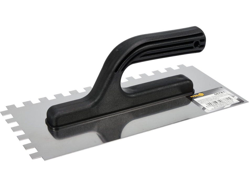 Gletiera inox crestata Vorel 270x125mm, 10x10mm...
