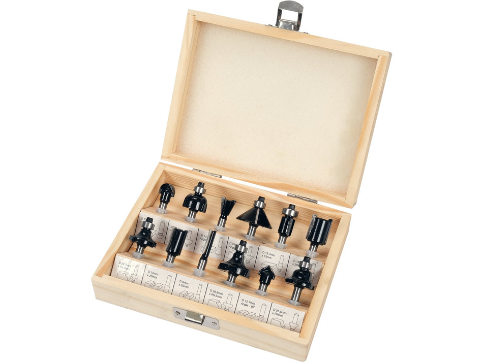 Set de freze pentru lemn Vorel 12 buc VOREL 22552