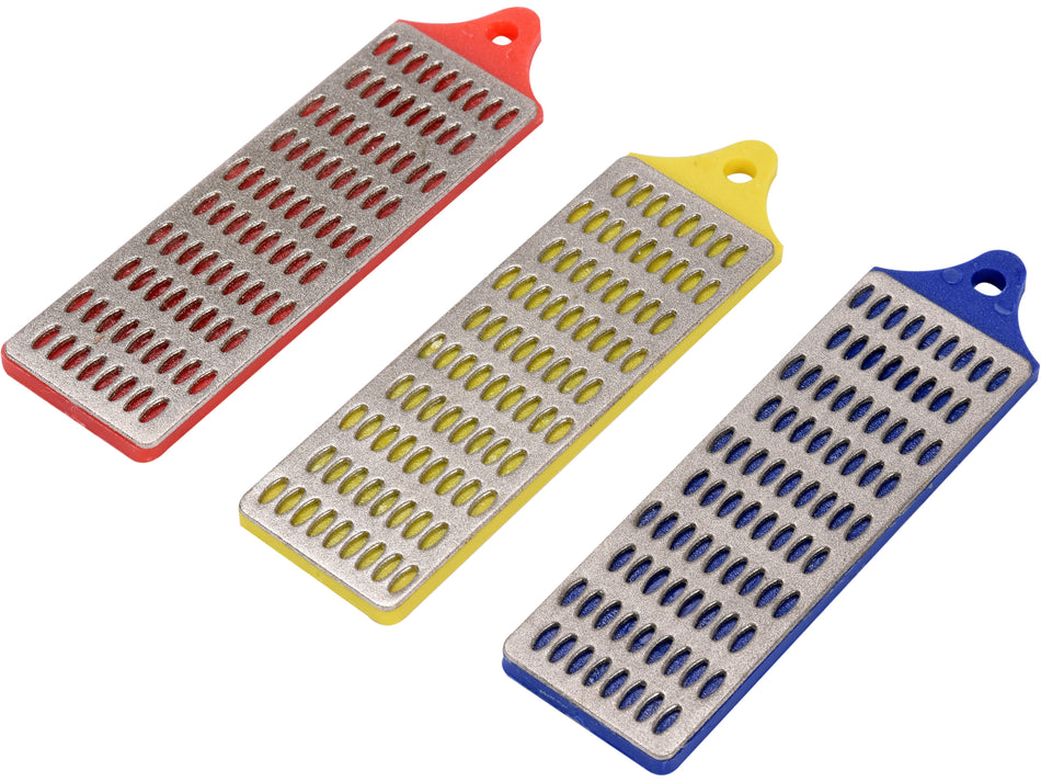 Set Vorel 3 pietre abrazive diamantate 75x25mm...