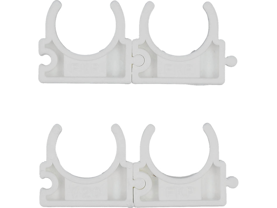 Set Vorel 4 cleme suport teava PVC, pe, pe-x, pp... 20MM