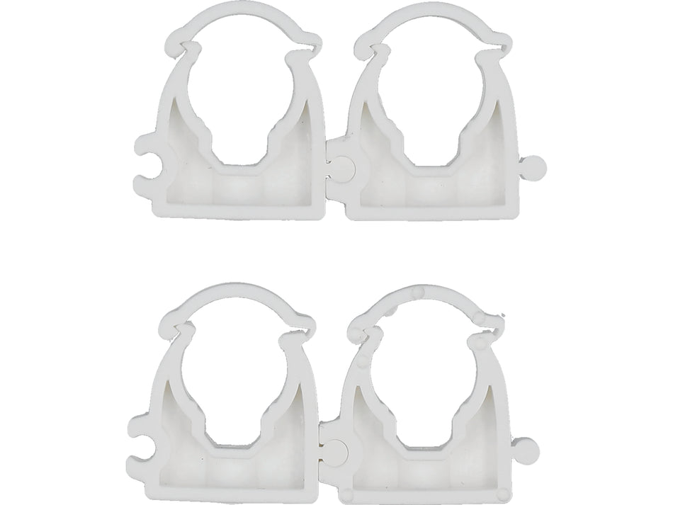 Set Vorel 4 cleme blocabile suport teava PVC, pe... 16MM