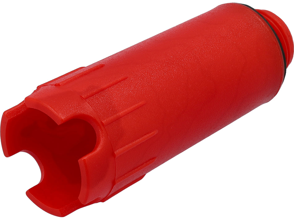 Set Vorel 10 dopuri de proba cu garnitura, 1/2", rosu