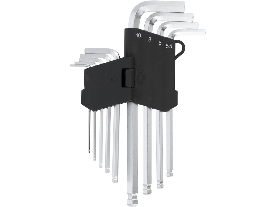 Set Vorel 9 chei hexagonale, 2-10mm, cr-v VOREL 56477