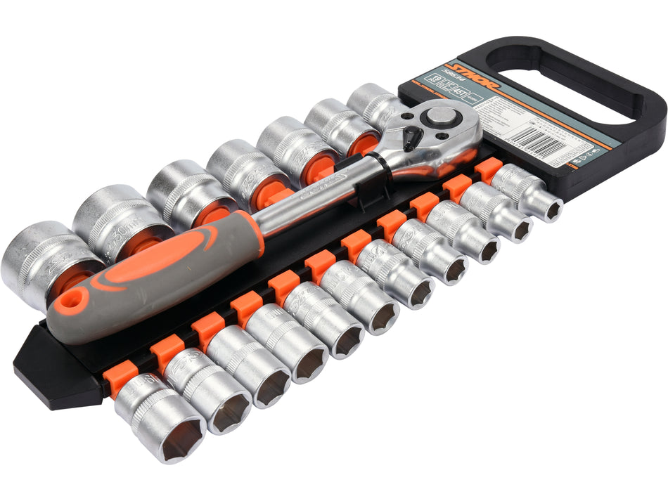 Set tubulare + antrenor Sthor 19 buc, 1/2 STHOR 58634