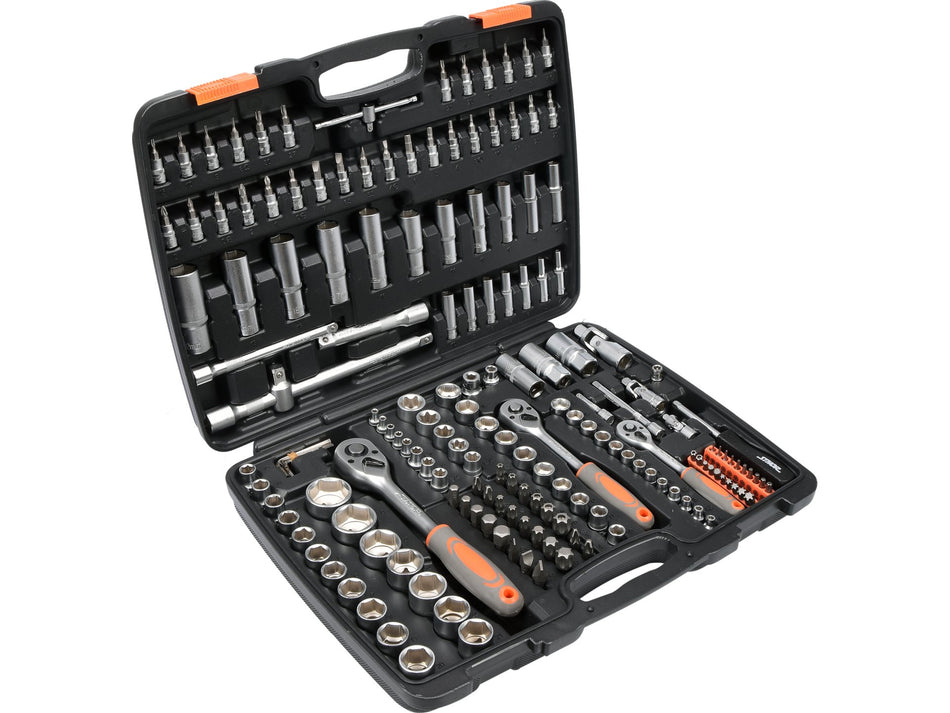 Trusa tubulare 1/2''-3/8''-1/4'', Sthor, 173 piese