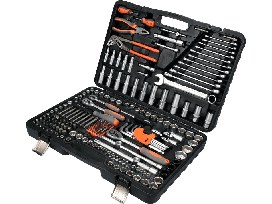 Trusa tubulare 1/2''-3/8''-1/4'', Sthor, 225 piese
