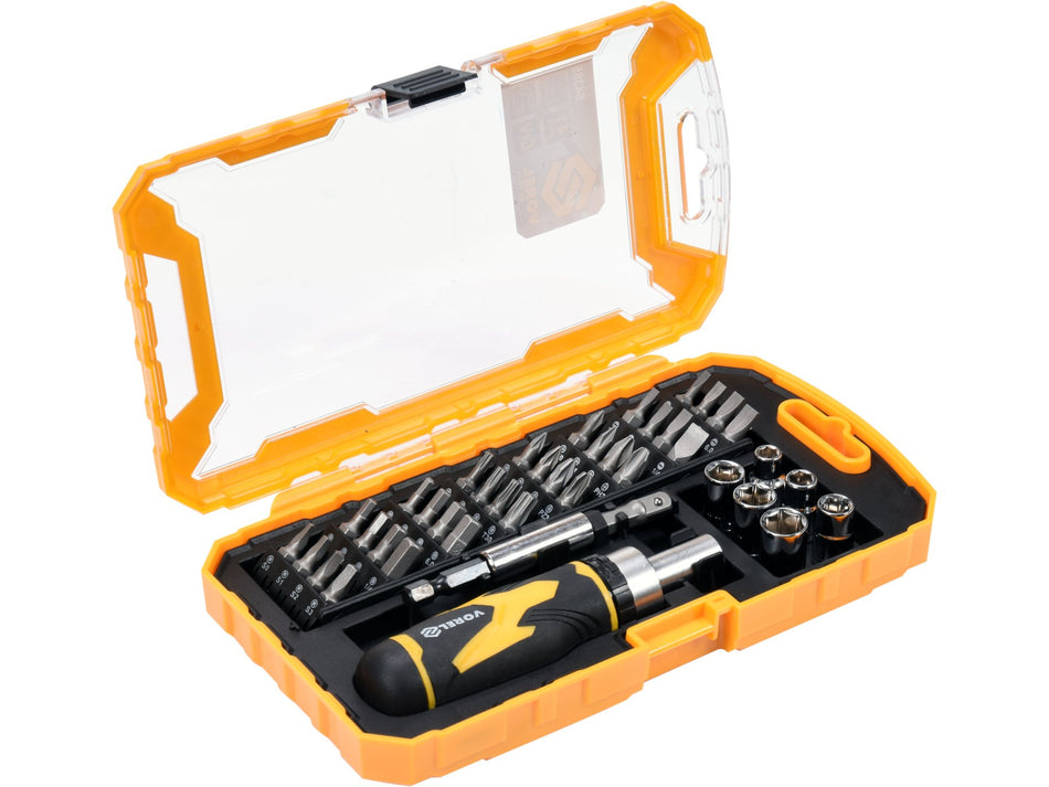 Set surubelnita cu biti Vorel 41 buc VOREL 64385
