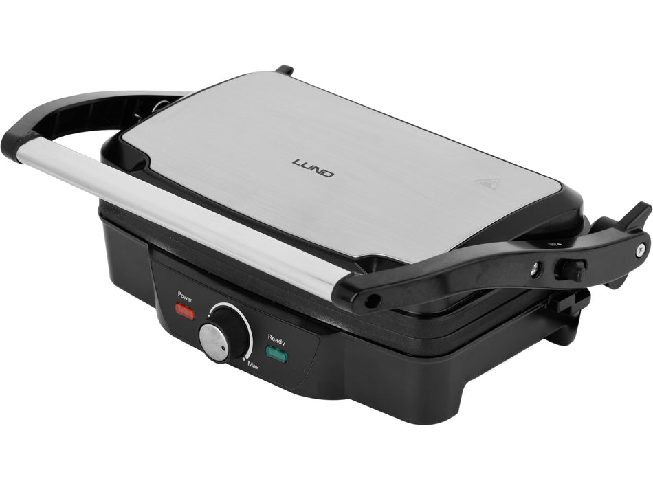 Grill electric Lund 1600W, 28 x 17cm, reglarea...