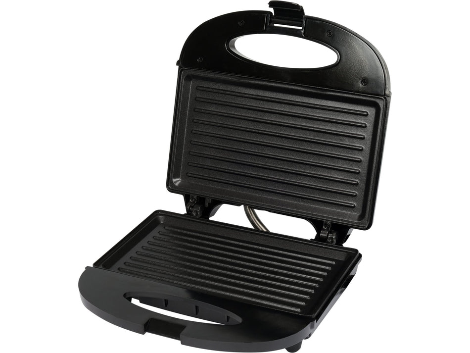 Aparat pentru sandwich Lund 750W, gratar plat, negru