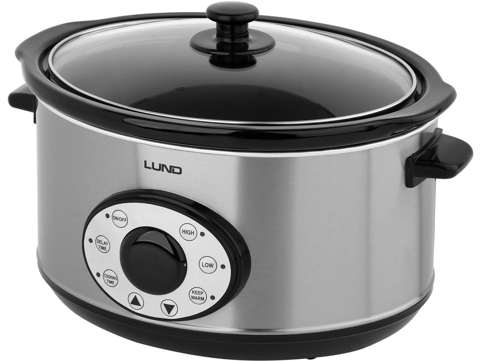 Oala slow cooker Lund 280W, 4, 5l, timer LUND 67660