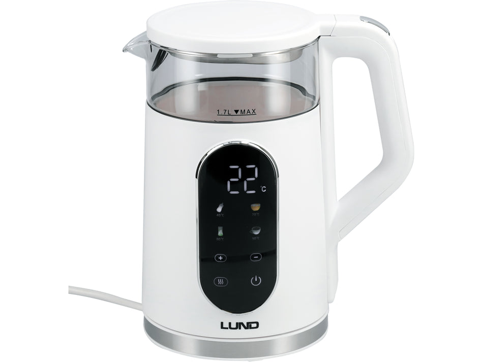 Fierbator electric Lund alb, 1.7l, regl. temp. LUND...