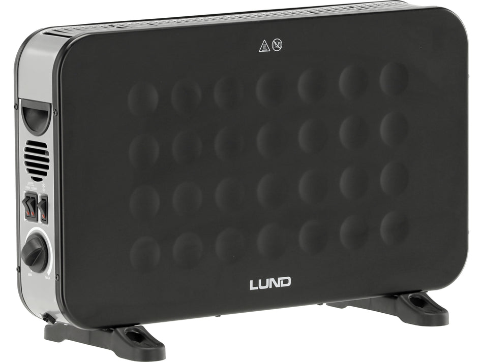 Convector electric Lund 2000W negru LUND 68651