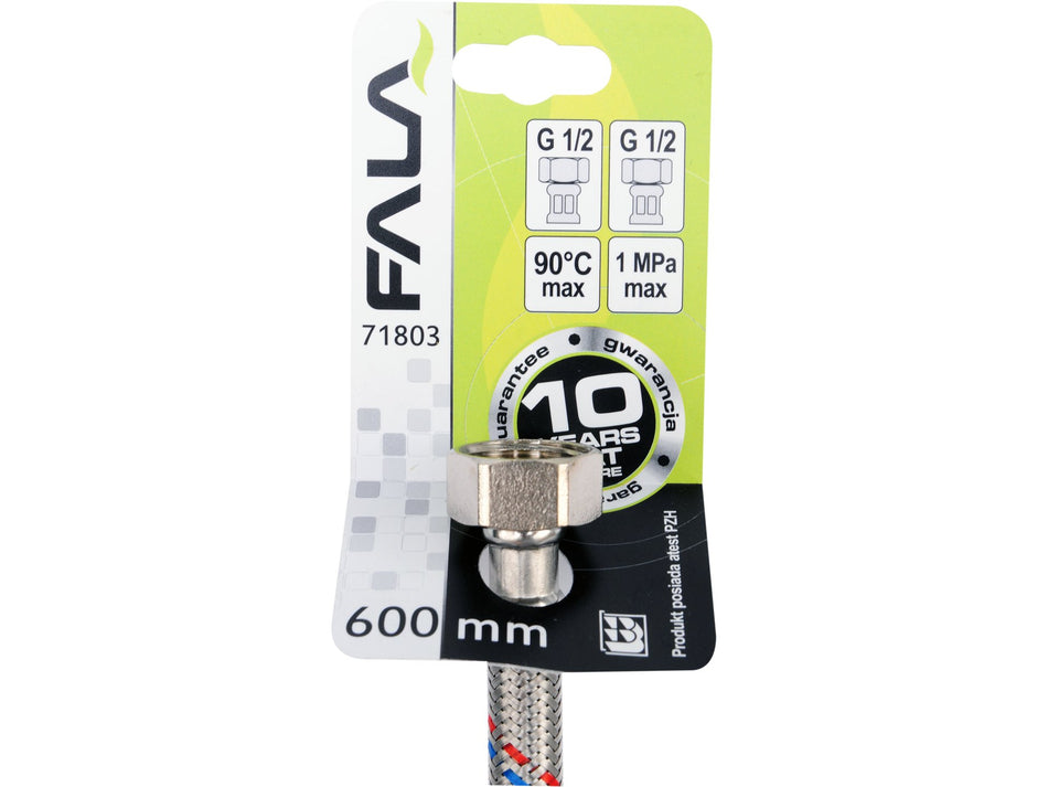 Racord flexibil f/f 1/2'' 1/2'' Fala 600mm FALA 71803
