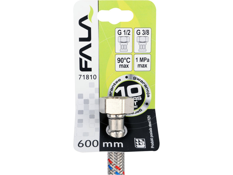 Racord flexibil f/f 1/2'' 3/8'' Fala 600mm FALA 71810