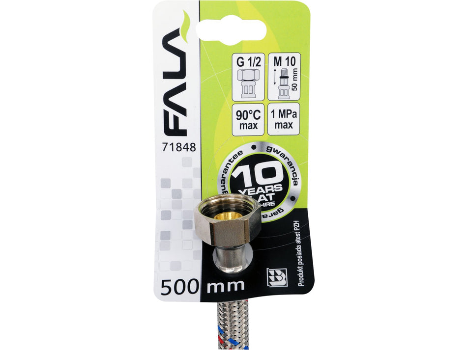 Racord flexibil f/m 1/2'' fala m10x1 Fala 500mm... 10X1 500MM