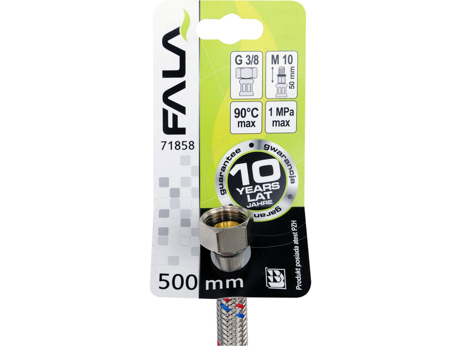 Racord flexibil f/m 3/8'' fala m10x1 Fala 500mm... 10X1 500MM