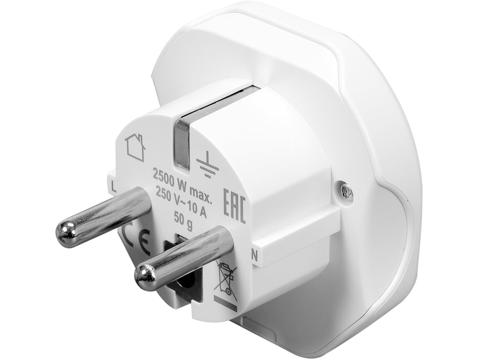 Adaptor de calatorie cu impamantare Sthor STHOR 72440
