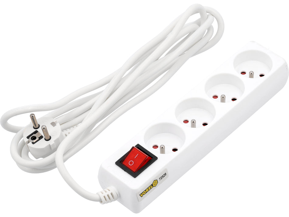 Prelungitor cu intrerupator Vorel 4 prize cu... 3M-2