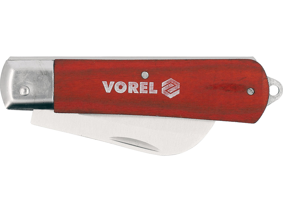 Cutit secera maner lemn Vorel 75mm VOREL 76621
