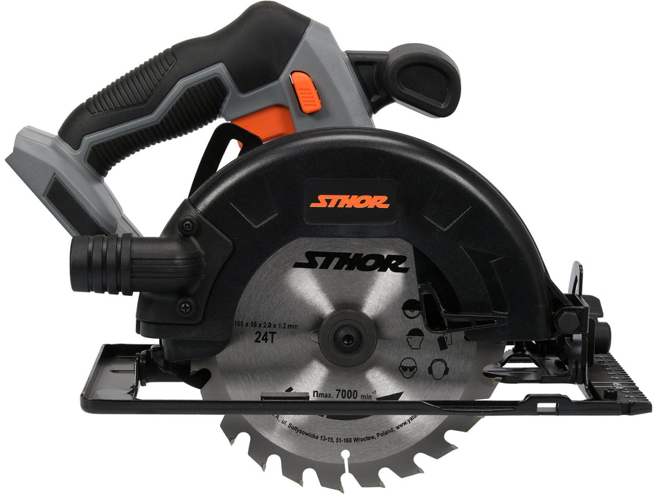 Circular de mana Sthor 20v, 165mm, fara acumulator...