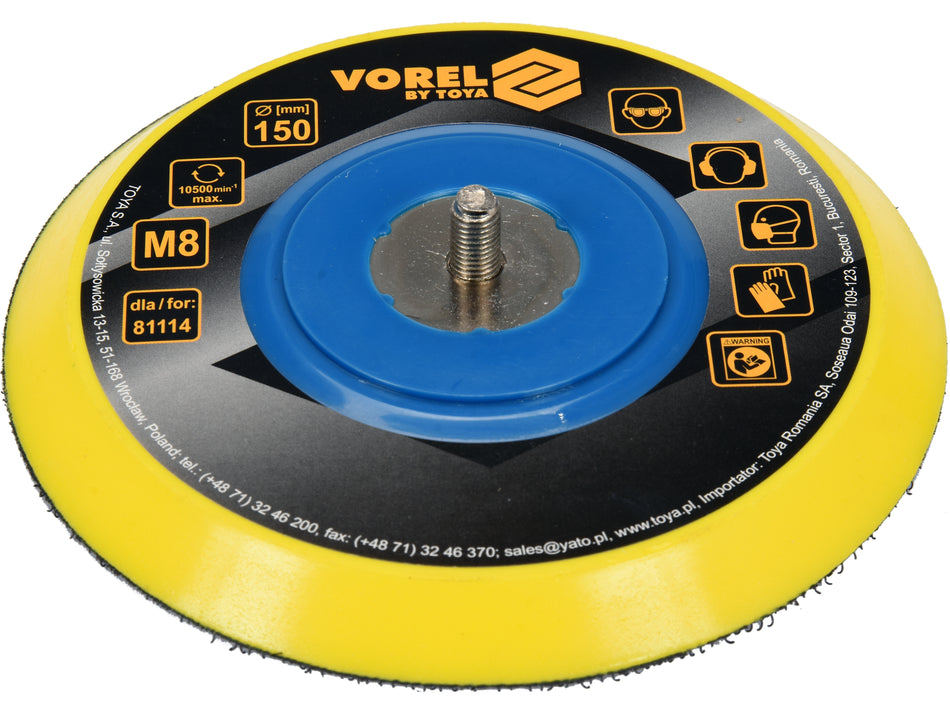 Disc pentru polizoare pneumatice Vorel 150mm VOREL...