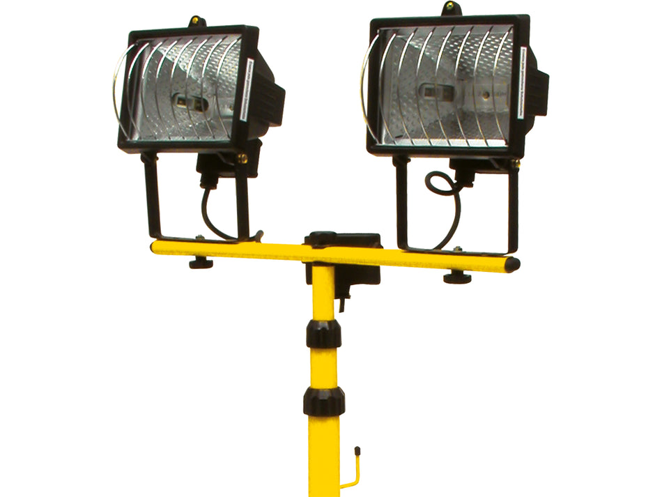 Lampa halogen Vorel 2 spoturi 500W, cu suport VOREL...