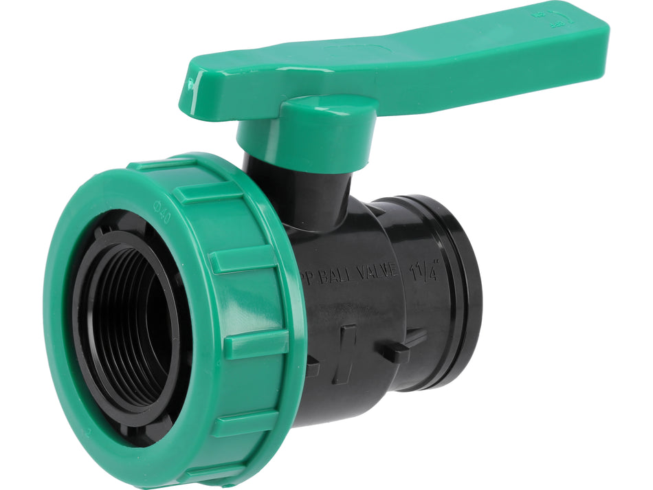 Robinet cu bila Flo 1 1/4"x 1 1/4" pp FLO 88969