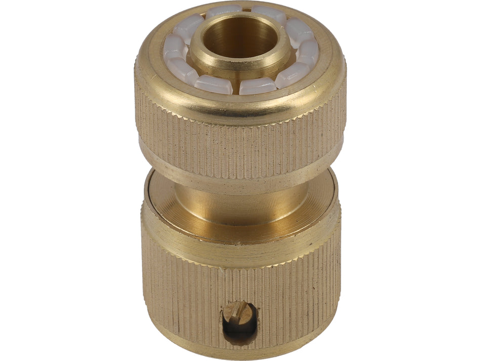 Conector furtun cu stop DIN alama 1/2'' Flo FLO 89101