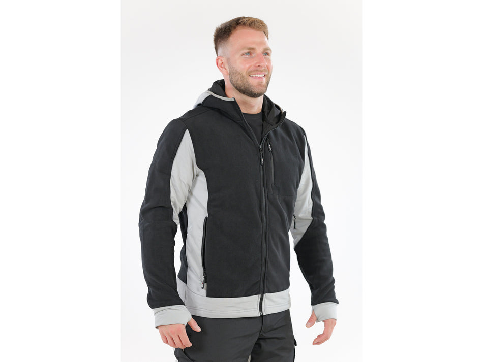 Jacheta fleece cu gluga sarna neagru Yato 3xl YATO...