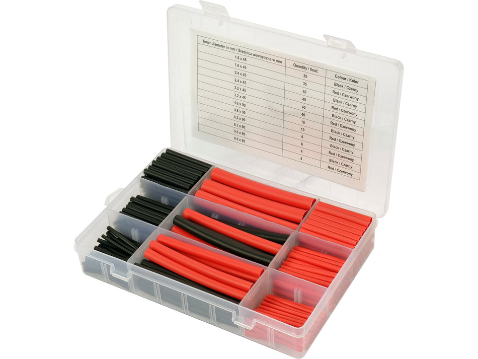 Set Yato 128 tuburi termocontractabile cu adeziv...