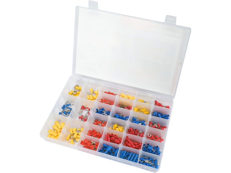 Set Yato 600 de conectori DIN alama si PVC pentru...