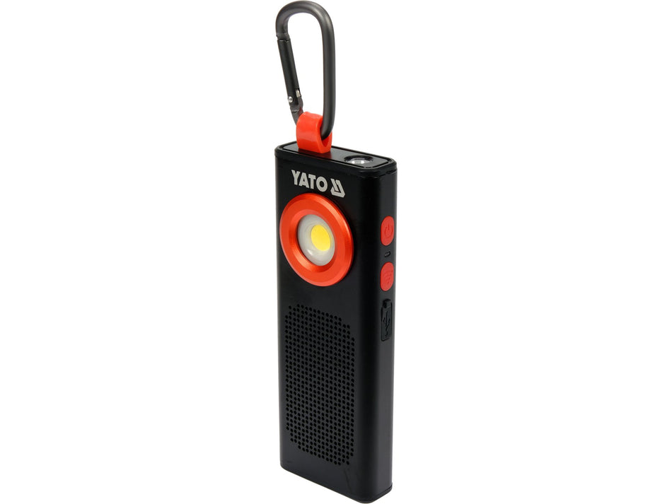 Lanterna Yato 500lm + boxa, 2000mah YATO YT-08557
