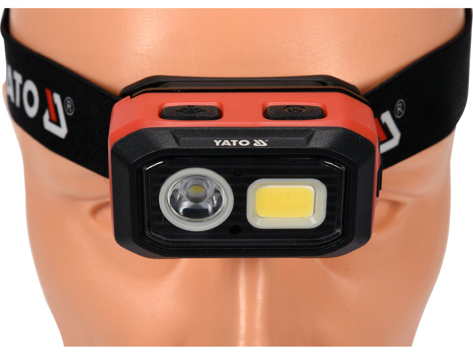 Lampa frontala cu senzor de miscare Yato 500lm YATO...