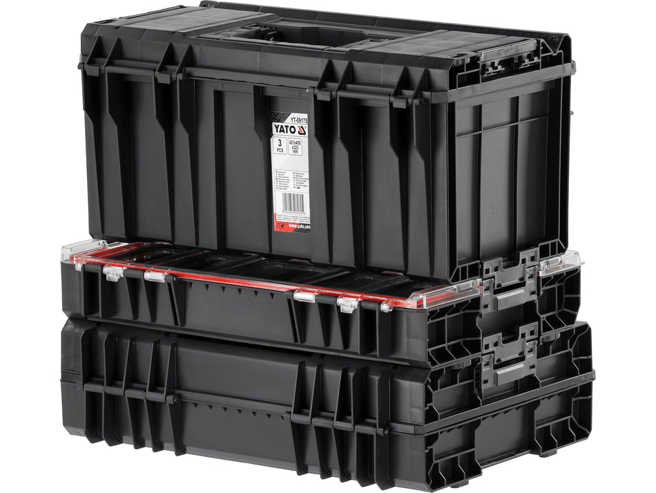 Set Yato 3 cutii ermetice YATO YT-09175