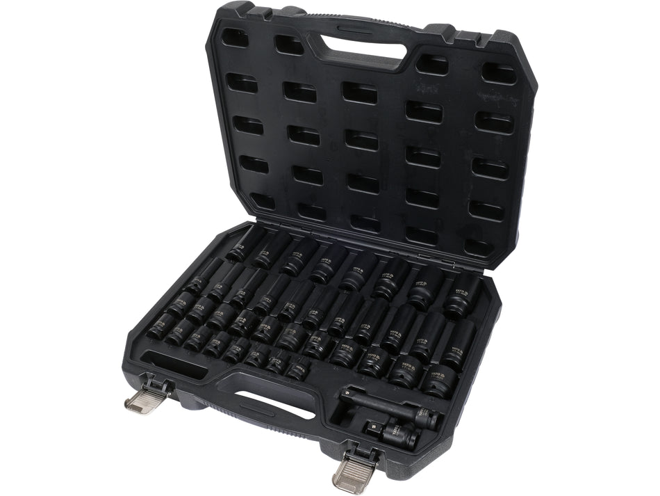 Set chei tubulare de impact 1/2'' Yato 40 piese...