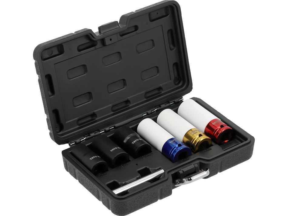 Set tubulare pentru jante aliaj 1/2" Yato 7 buc...
