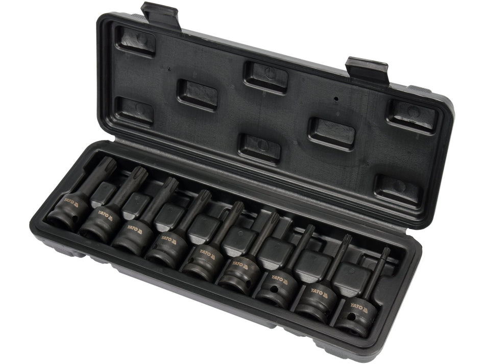 Set biti impact ribe Yato 9 buc YATO YT-10681
