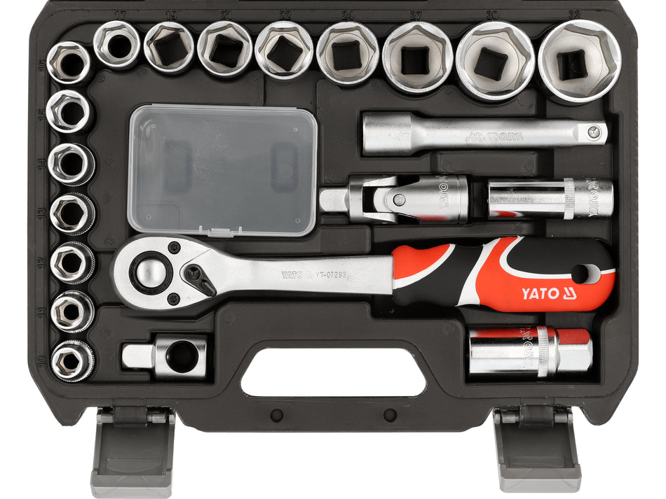 Trusa tubulare 1/2" Yato 24 piese YATO YT-12662