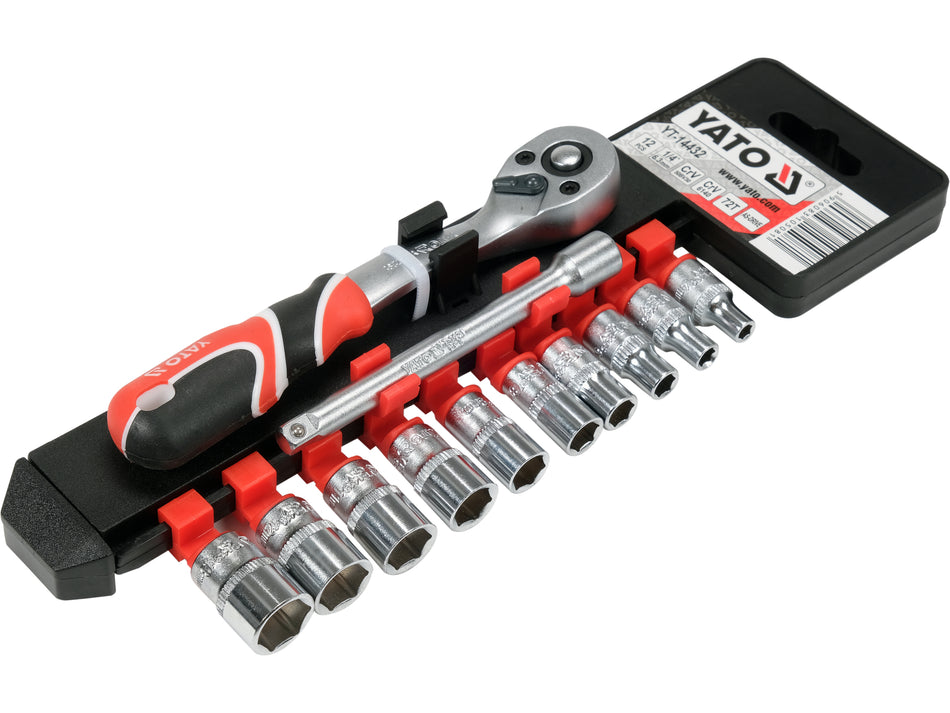 Set tubulare cu accesorii 1/4'' Yato 12 piese YATO...