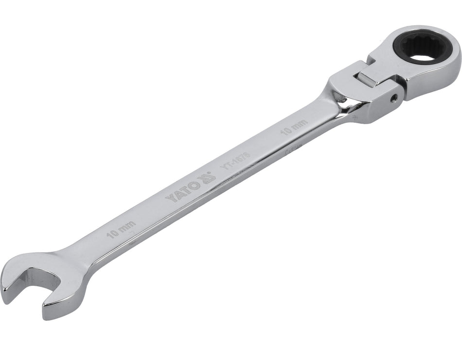Cheie combinata cu clichet si cap flexibil Yato 10mm