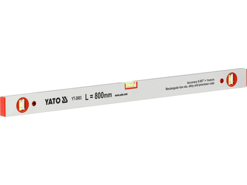 Nivela aluminiu Yato 800mm, 3 bule YATO YT-3003
