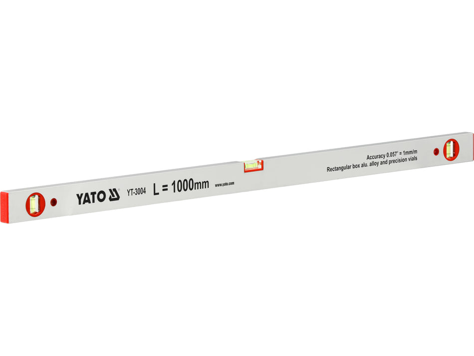 Nivela aluminiu Yato 1000mm, 3 bule YATO YT-3004
