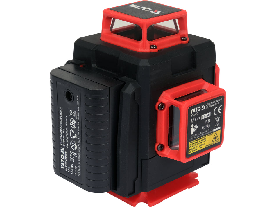 Laser Yato 4d verde a+ 16 linii cu accesorii YATO...