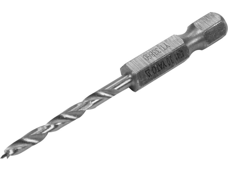 Burghiu pentru lemn Yato 3mm, prindere hexagonala...