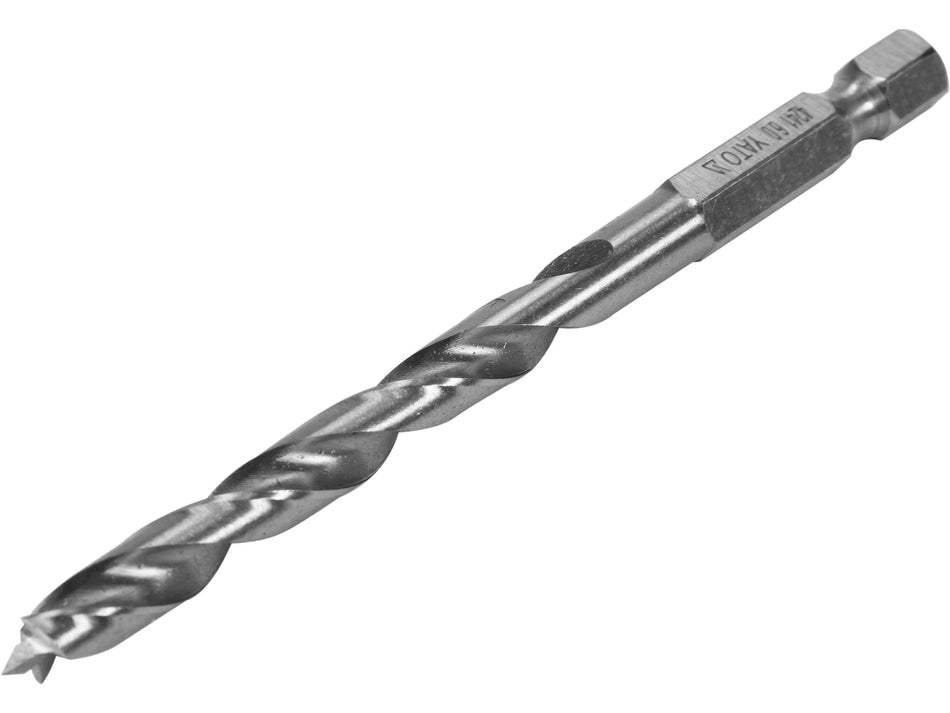 Burghiu pentru lemn Yato 6mm, prindere hexagonala...