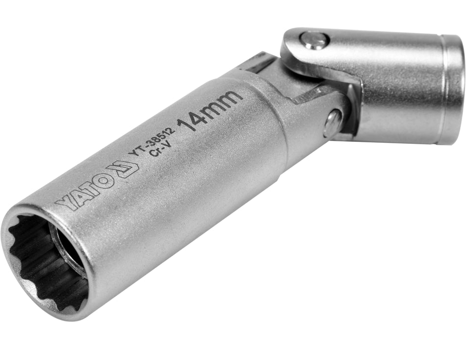 Cheie articulata pentru bujii Yato, 14mm YATO YT-38512