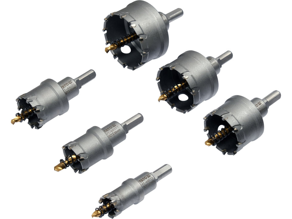 Set carote tct pentru metal Yato 6 buc YATO YT-44077