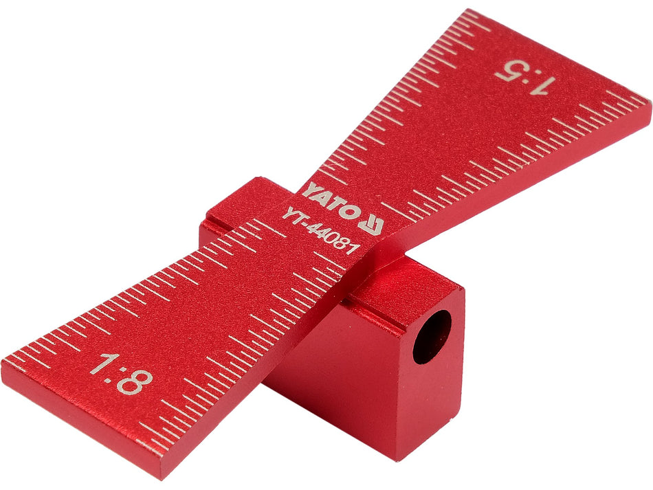 Marcator coada de randunica 1:5 si 1:8 Yato YATO...