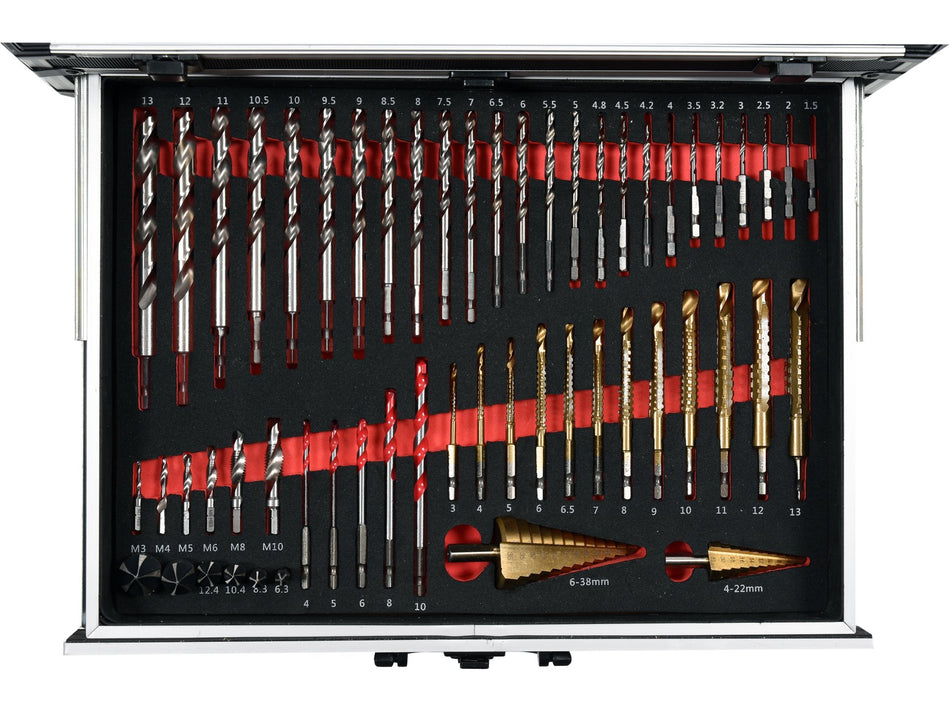 Set autofiletanta Yato 18v, 126 piese, 2 acumulatori
