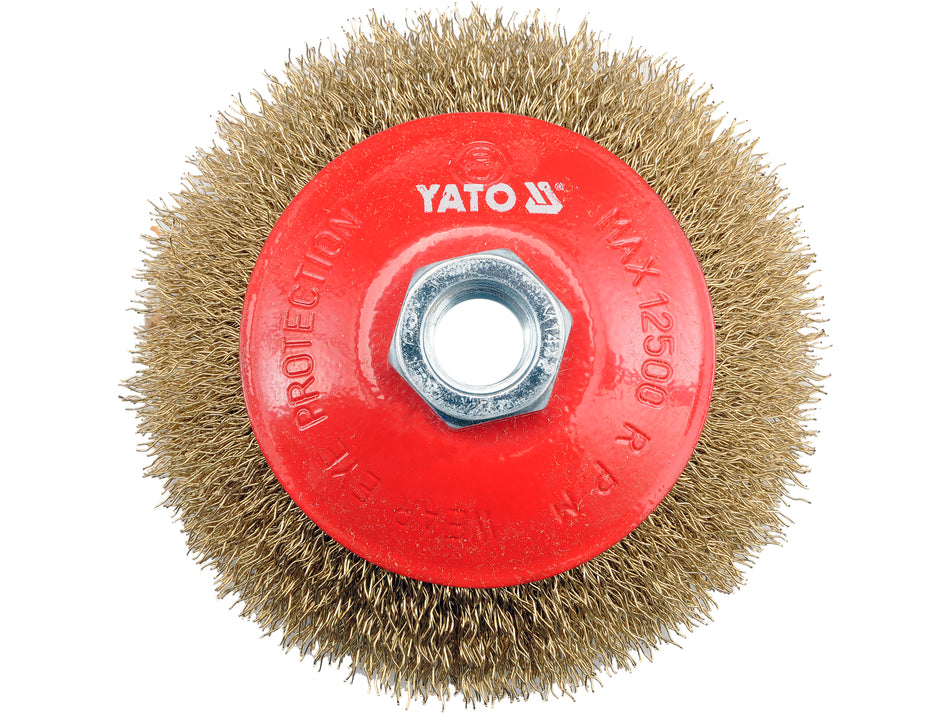 Perie rotunda pentru bormasina Yato 100mm, m14 YATO... M14-2